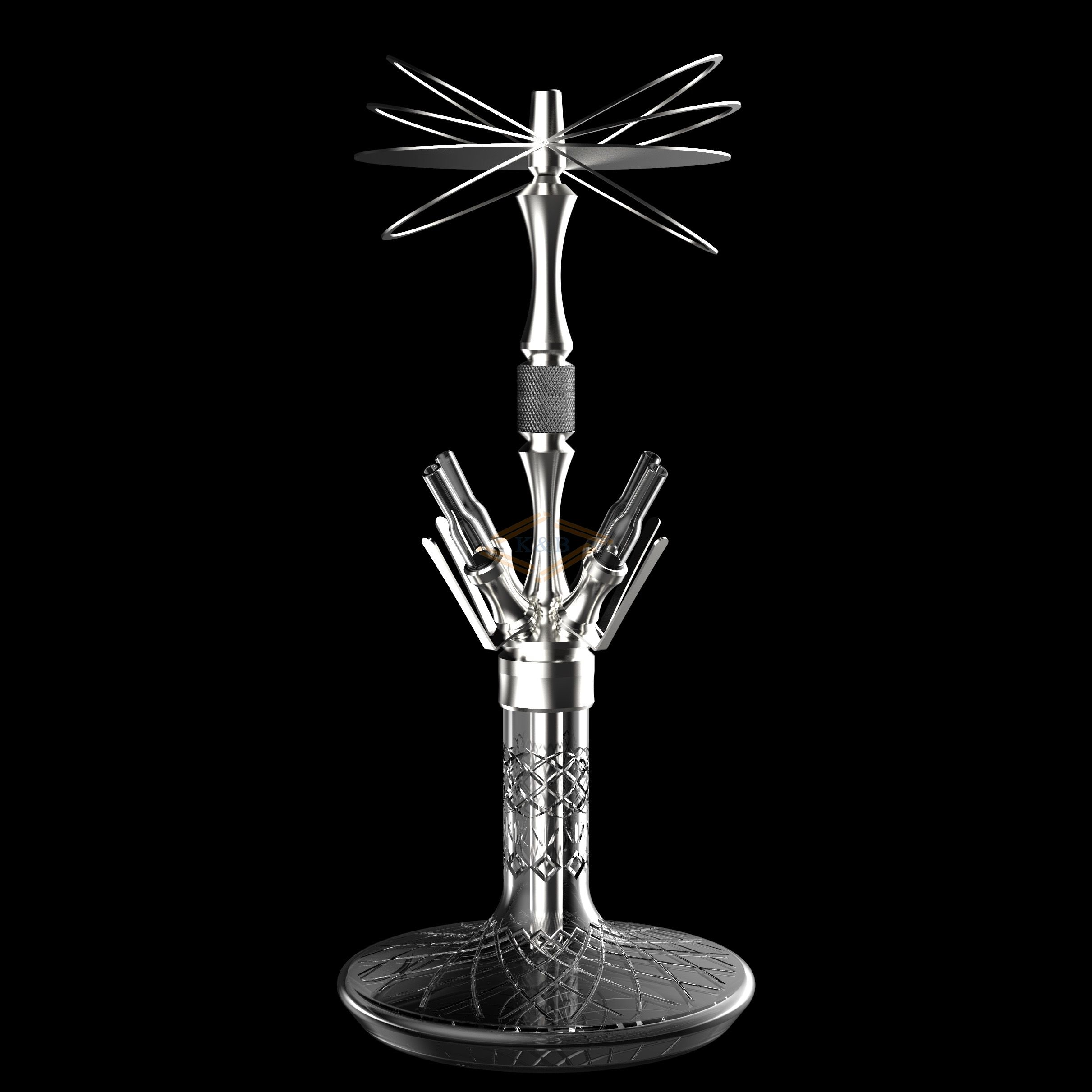 Best quality large Stainless steel hookah shisha pakistan one smoke pipe shisha hookah