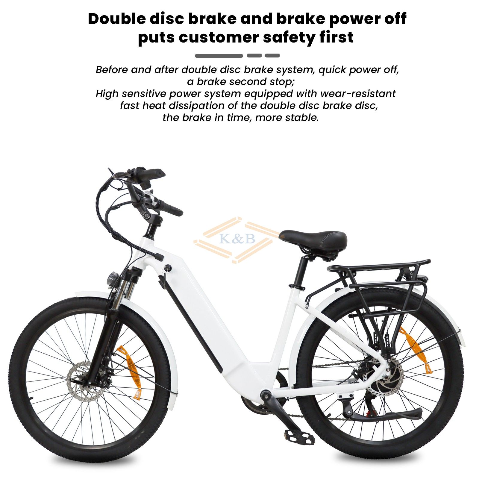 Eu warehouse electric road bike 48V/500W 12Ah Ebike DP2033 electric bike